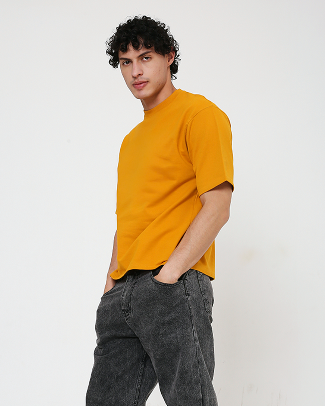 Solid OS tee – Mustard Yellow