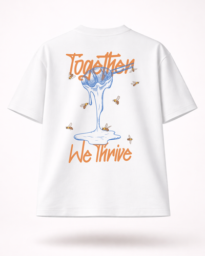 Together We Thrive Community Graphic Tee India | Bee & Beaver
