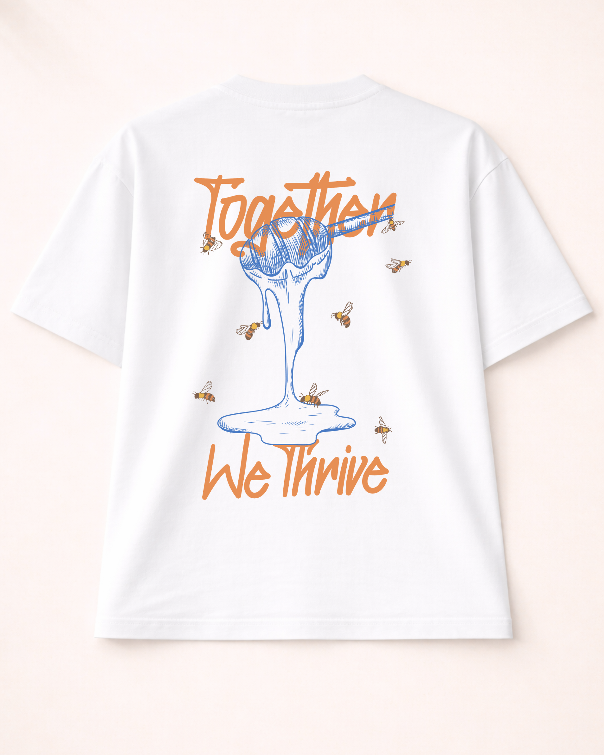 Together We Thrive Oversized T-Shirt India | Bee & Beaver