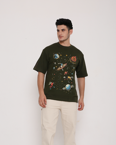 Explore Unknown - Olive Green