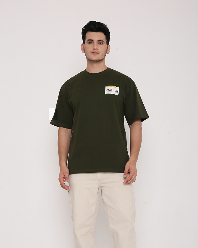 Monday Blues - Olive Green