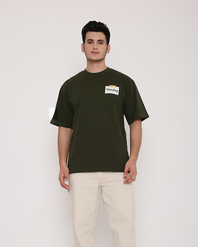Monday Blues - Olive Green
