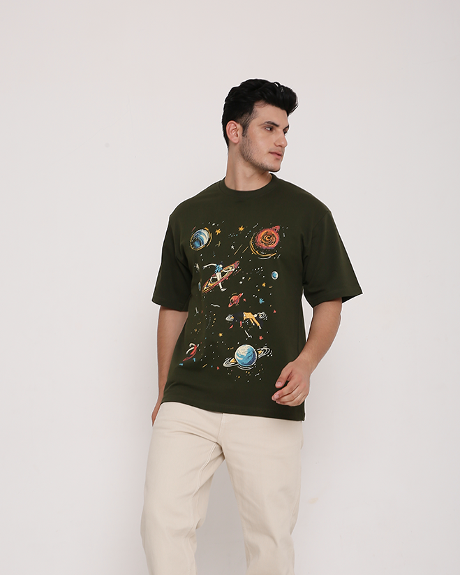 Explore Unknown - Olive Green