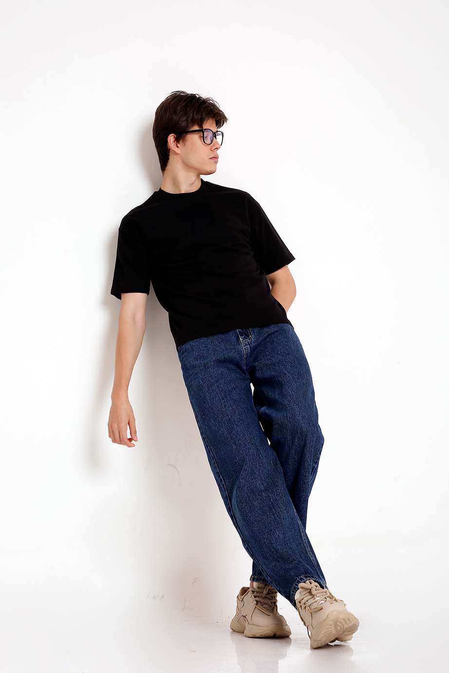 Oversized T-shirt Solid Combo
