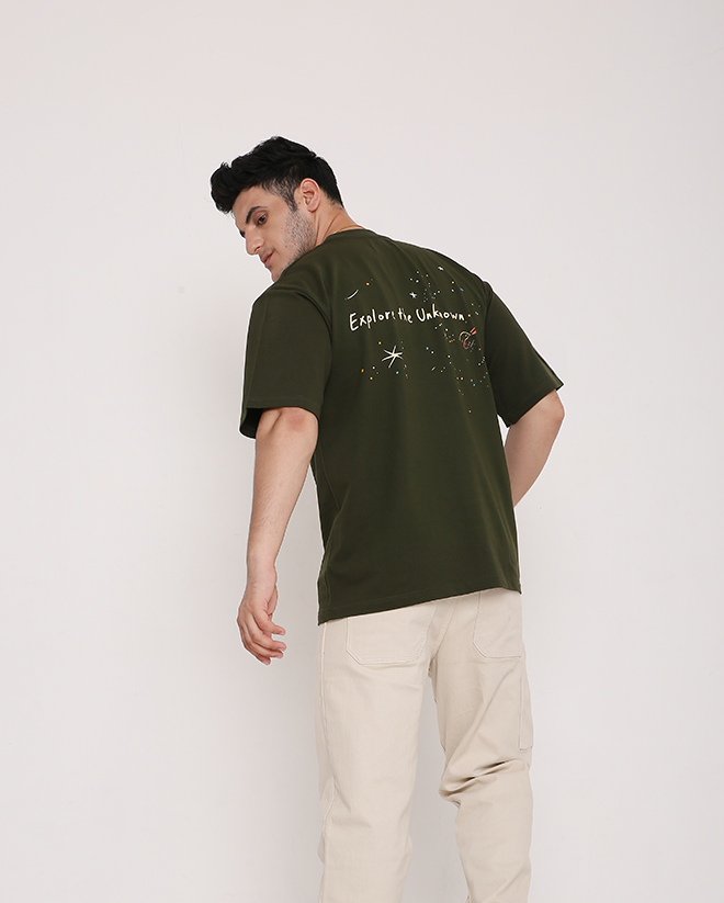 Explore Unknown - Olive Green
