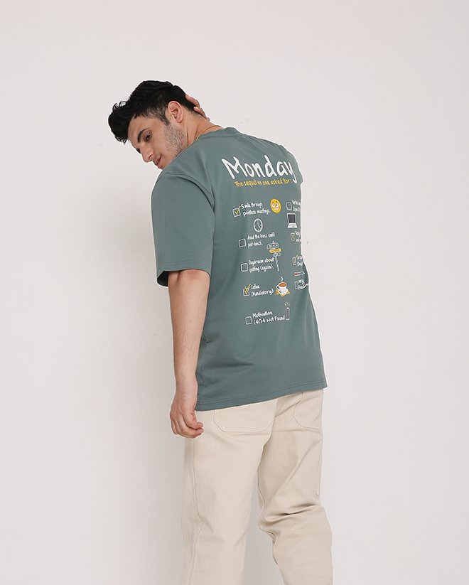 Monday Blues - Forest Green