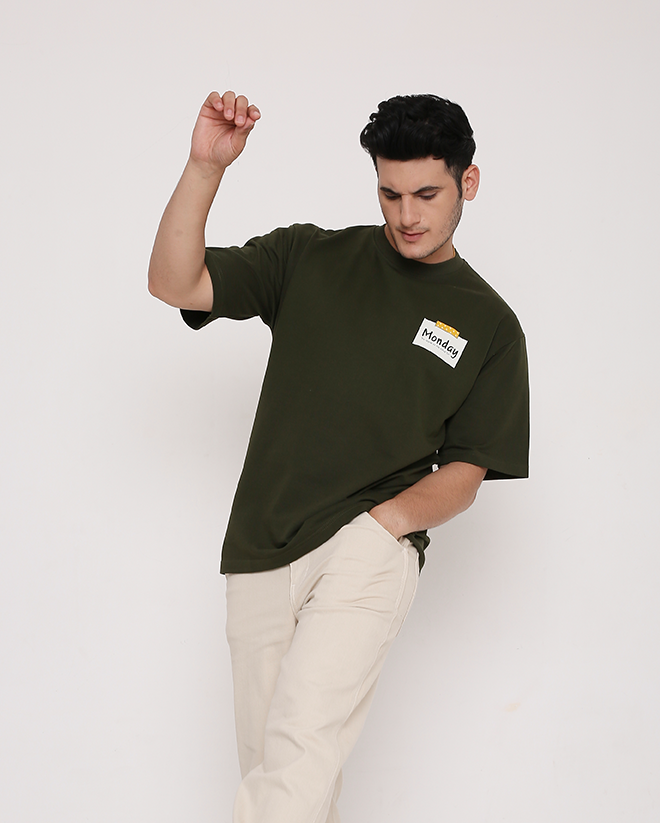 Monday Blues - Olive Green