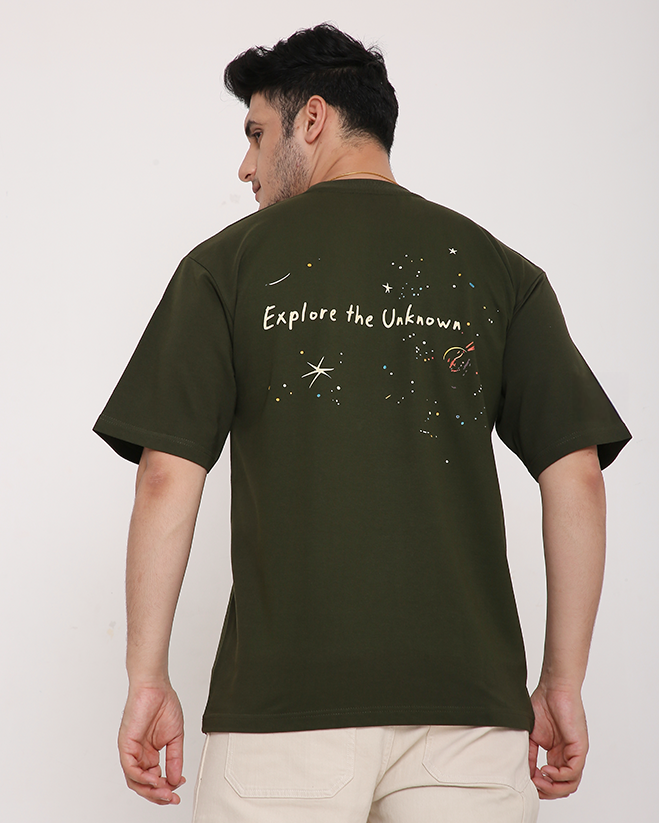 Explore Unknown - Olive Green