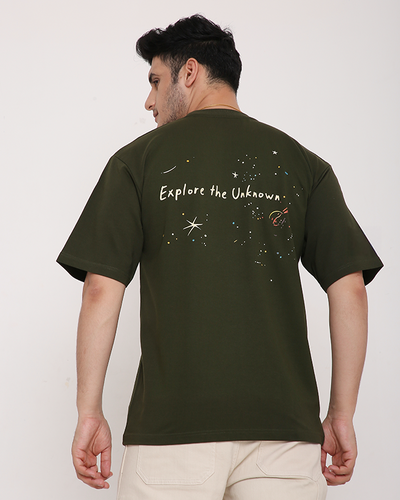 Explore Unknown - Olive Green