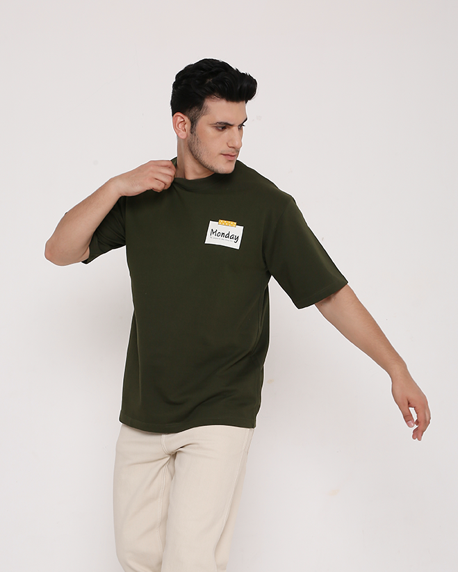 Monday Blues - Olive Green