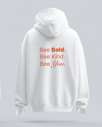 Bee - Hoodie - White