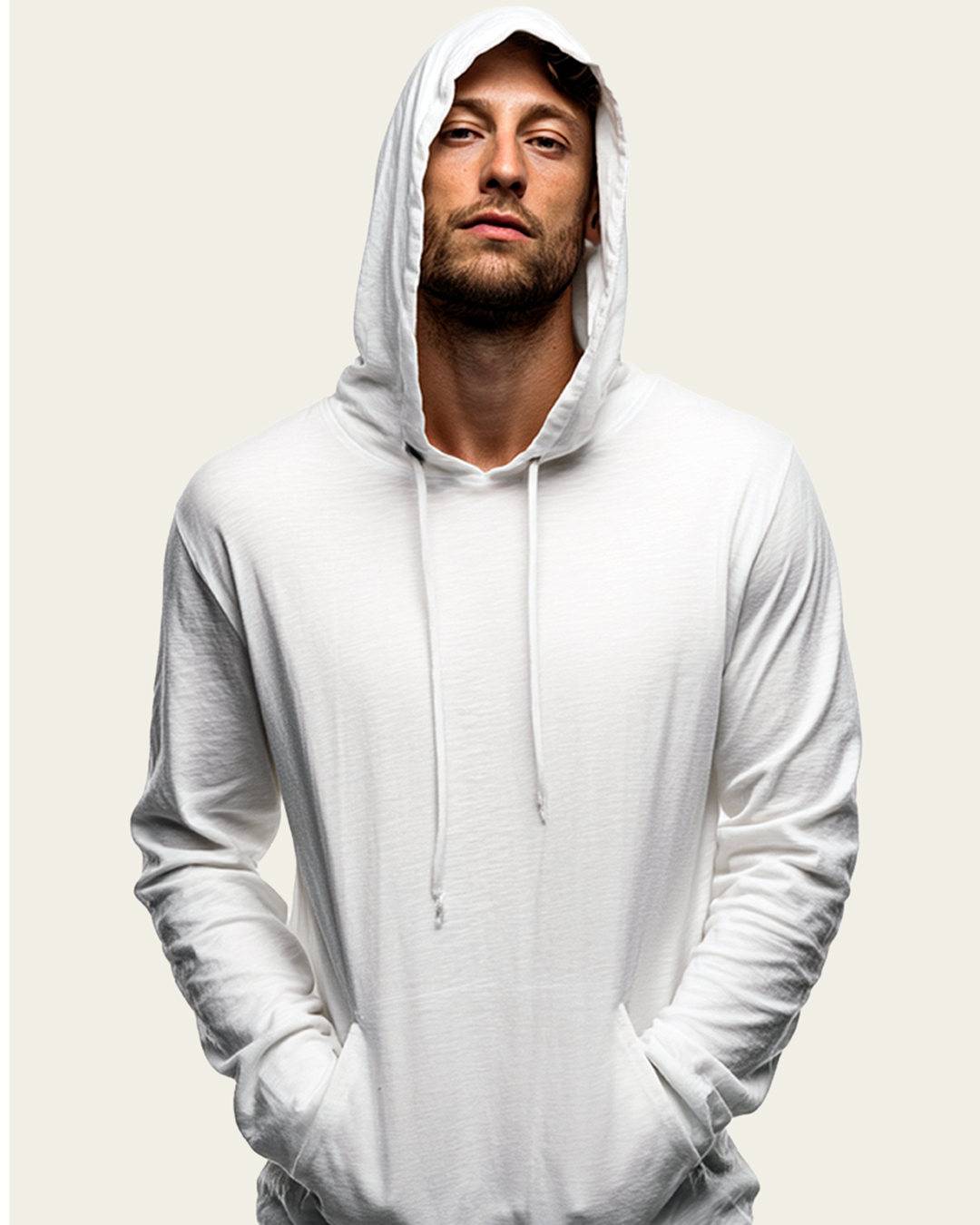 Bee - Hoodie - White