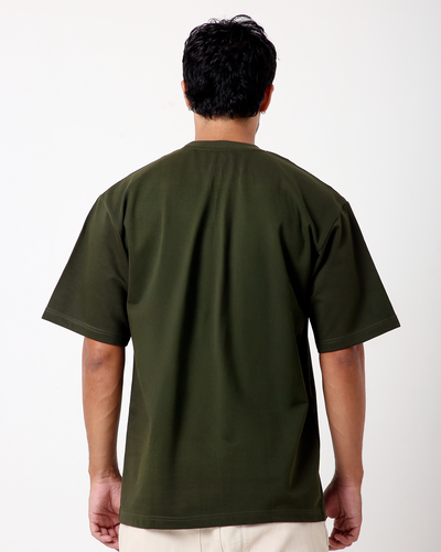 Solid OS tee – Olive Green