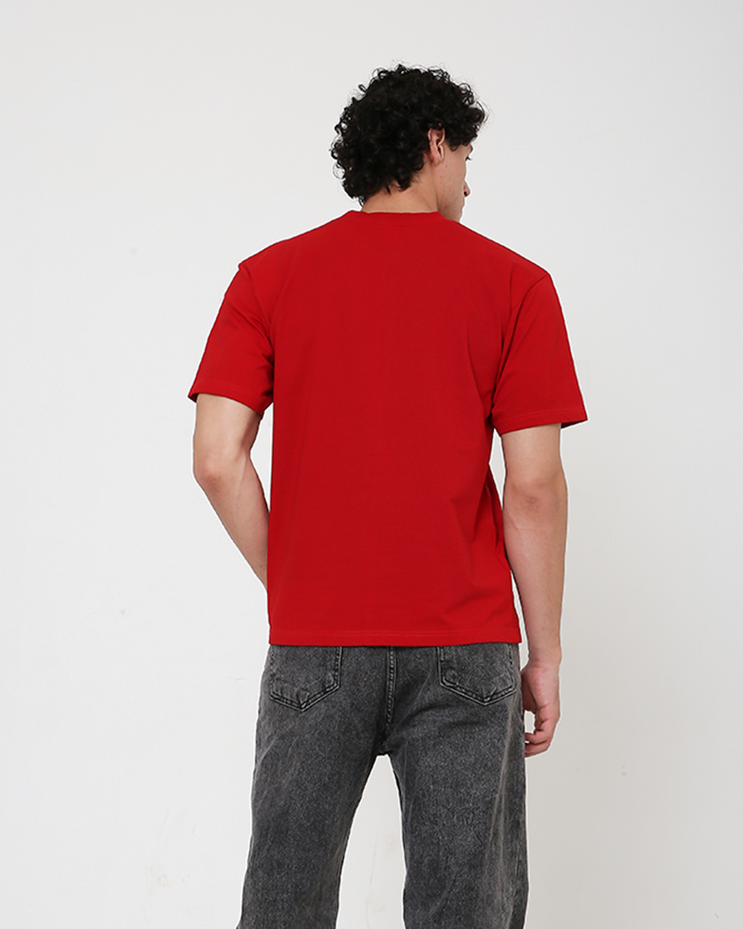 Solid OS tee – Crimson Red
