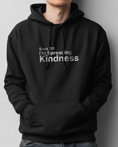 Buzz Off - Hoodie- Black