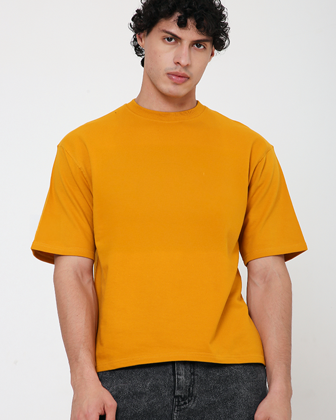 Solid OS tee – Mustard Yellow