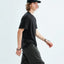 Solid Black Supima Cotton (Round Neck T-shirt)