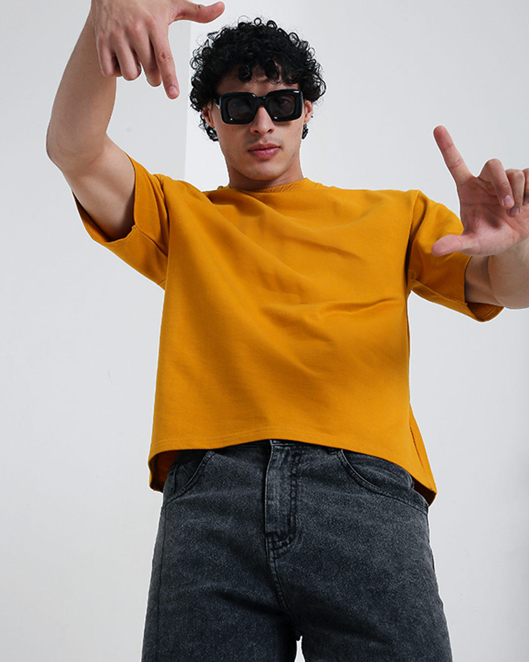 Solid OS tee – Mustard Yellow