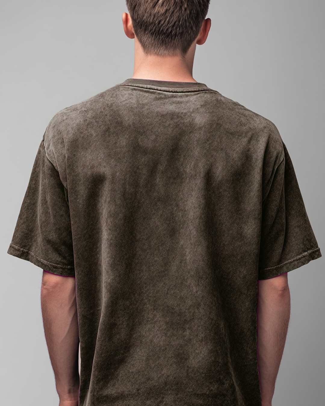 Solid OS tee - Acid Wash