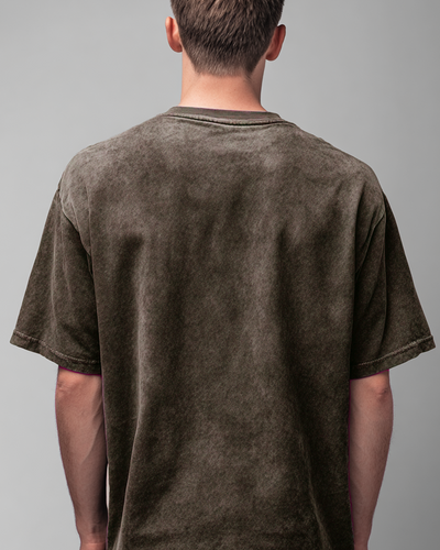 Solid OS tee - Acid Wash