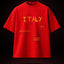 Travel Pisa — Crimson Red Oversized T-Shirt | Bee & Beaver