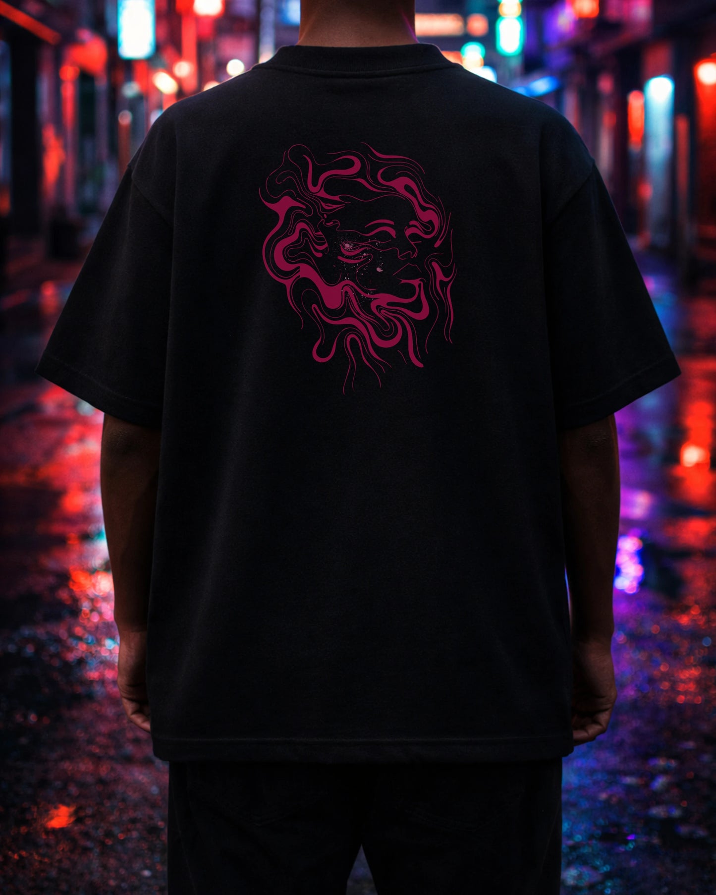Organised Chaos Back Print Black Graphic Tee | Bee & Beaver