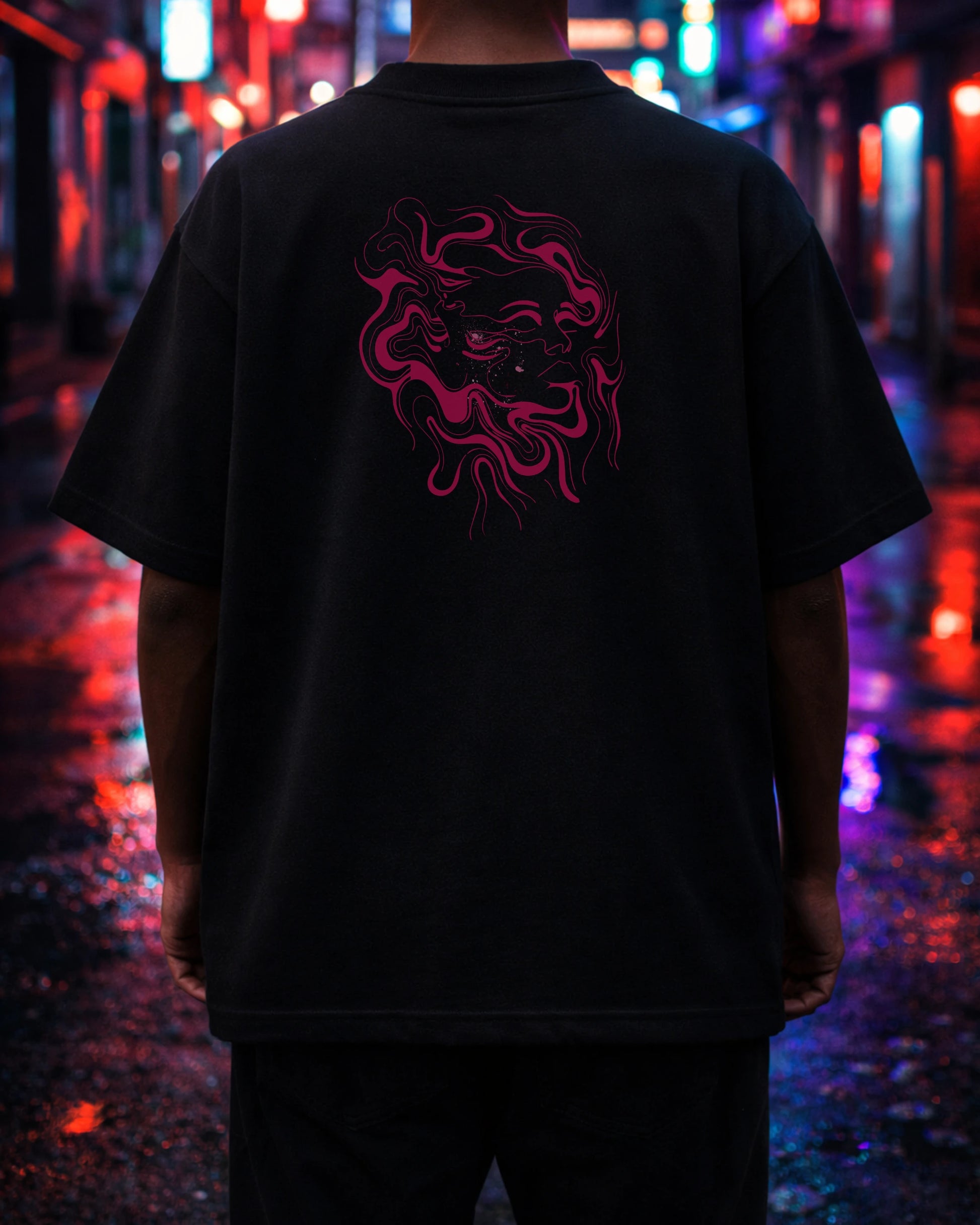 Organised Chaos Back Print Black Graphic Tee | Bee & Beaver