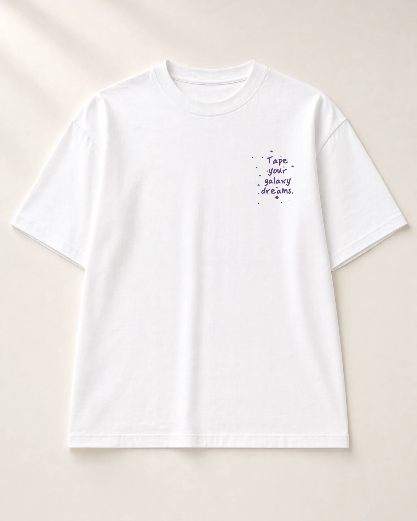 Galaxy Dreams White Unisex T-Shirt | Bee & Beaver