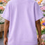 Lavender Unisex Solid Oversized T-Shirt | Bee & Beaver