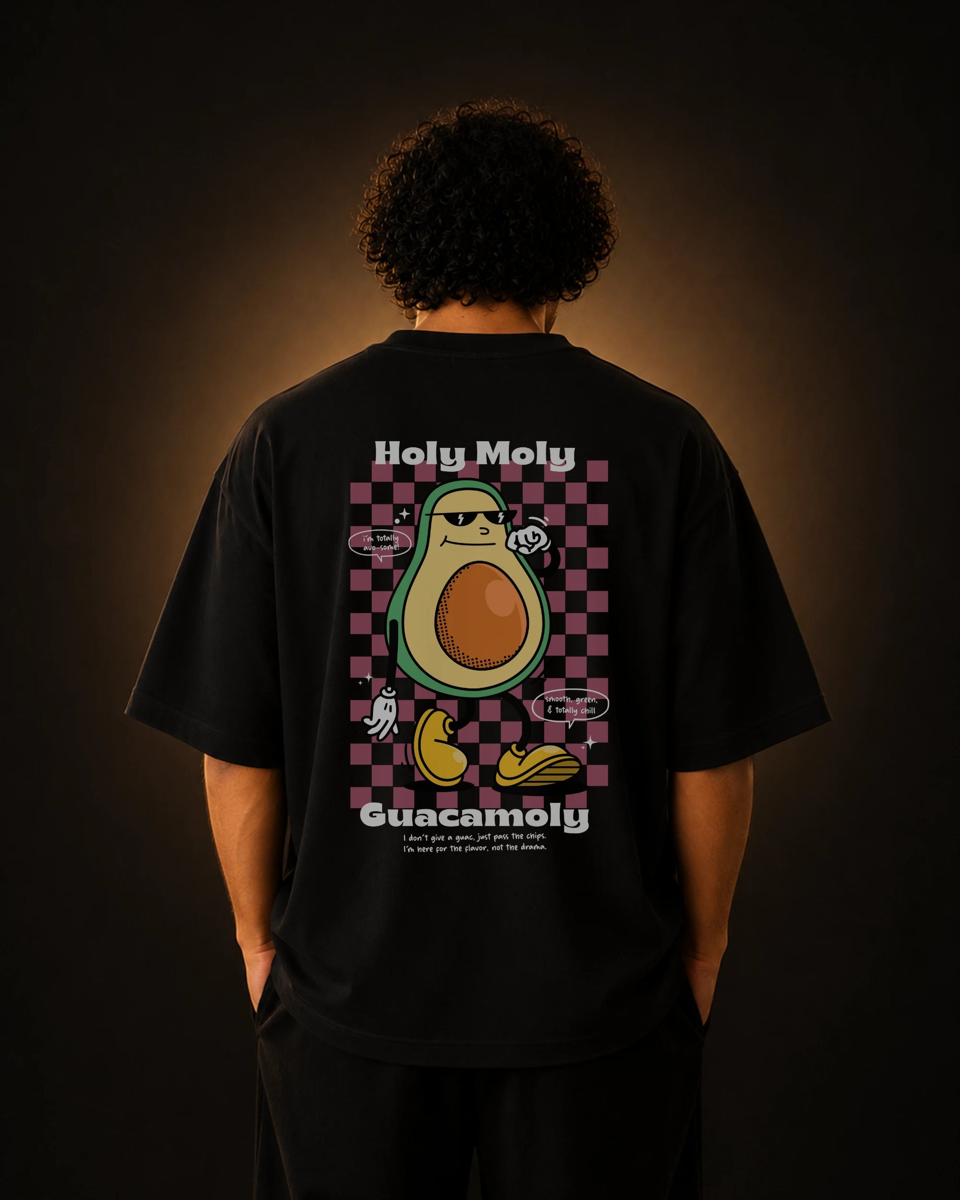 Holy Moly Guacamoly — Black — 2