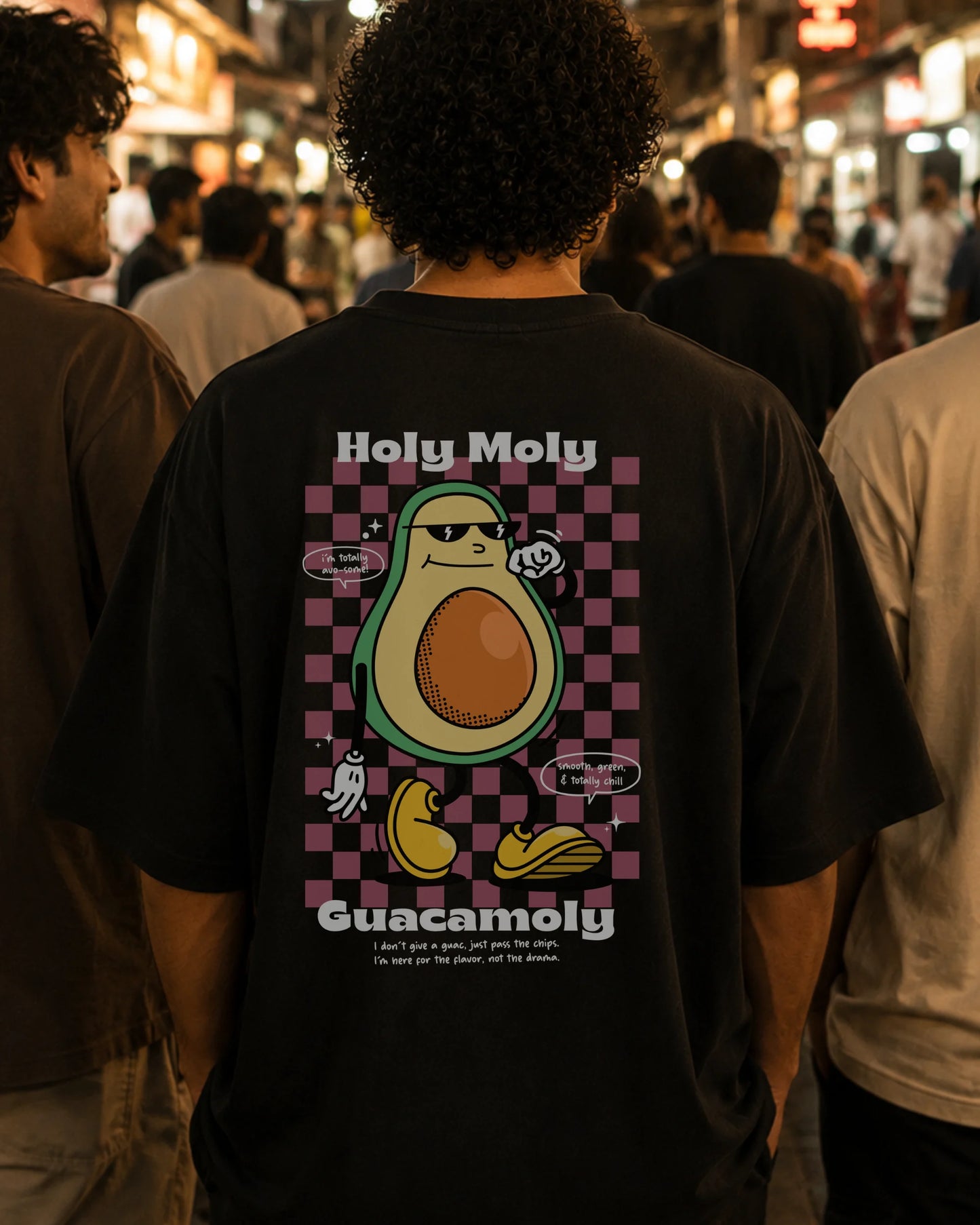 Holy Moly Guacamoly — Black — 4