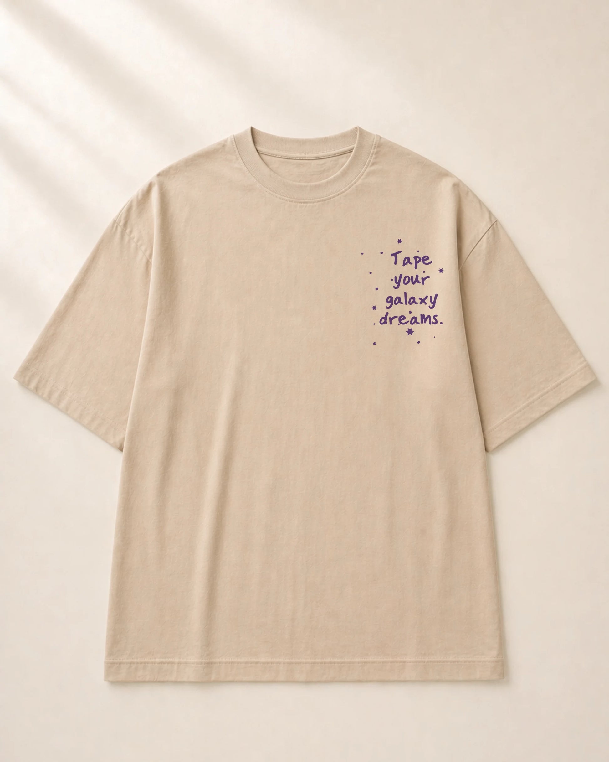 Galaxy Dreams Beige Unisex T-Shirt | Bee & Beaver