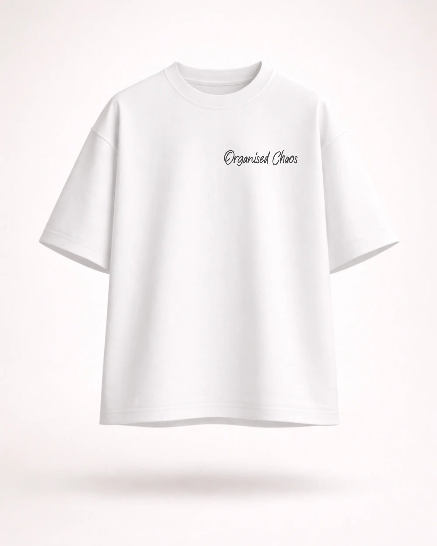 Beautiful Chaos — White Oversized T-Shirt | Bee & Beaver