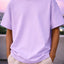 Lavender Drop Shoulder Oversized Tee | Bee & Beaver