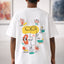 Beautiful Chaos Back Print White Graphic Tee | Bee & Beaver