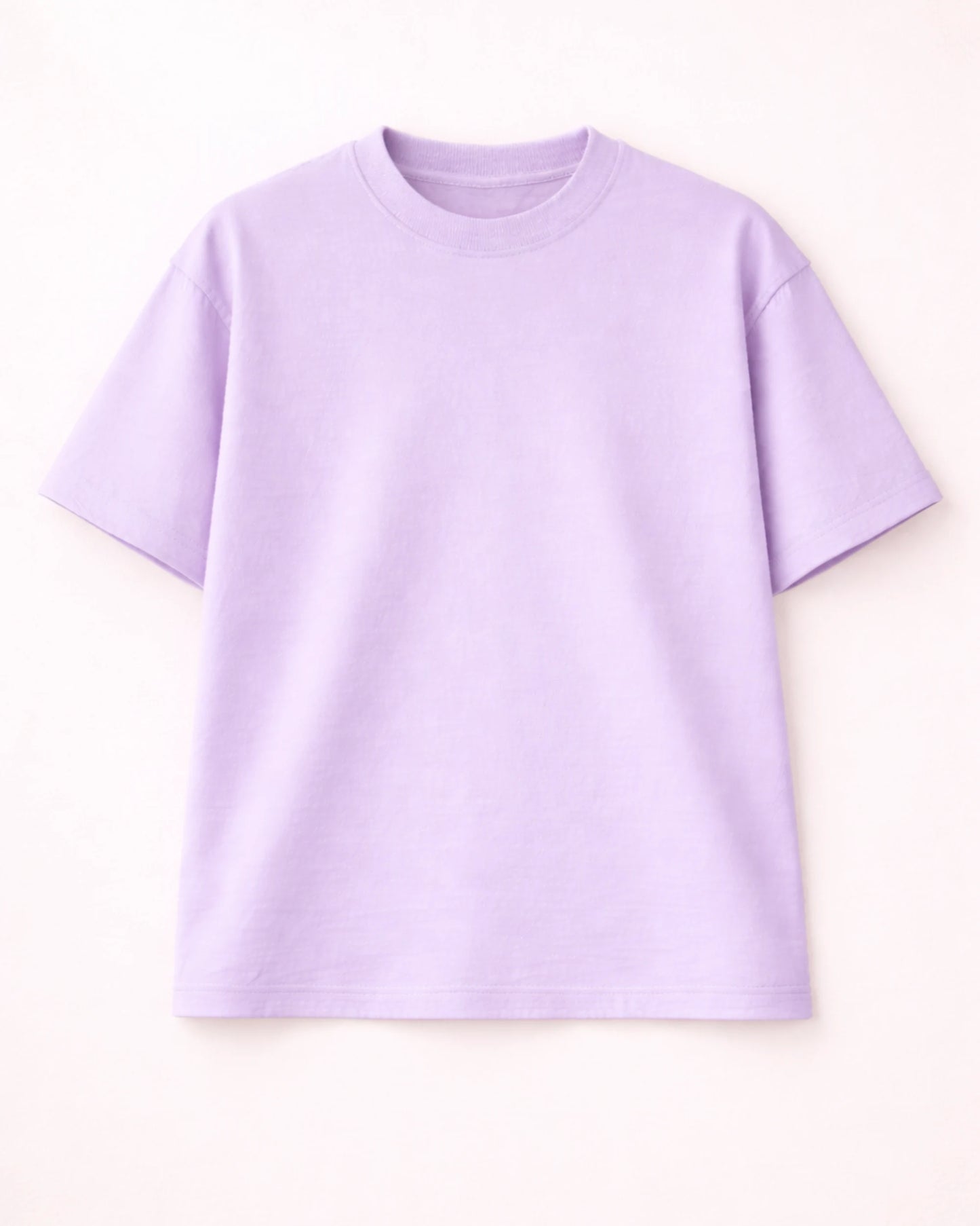 Lavender Solid Oversized T-Shirt India | Bee & Beaver