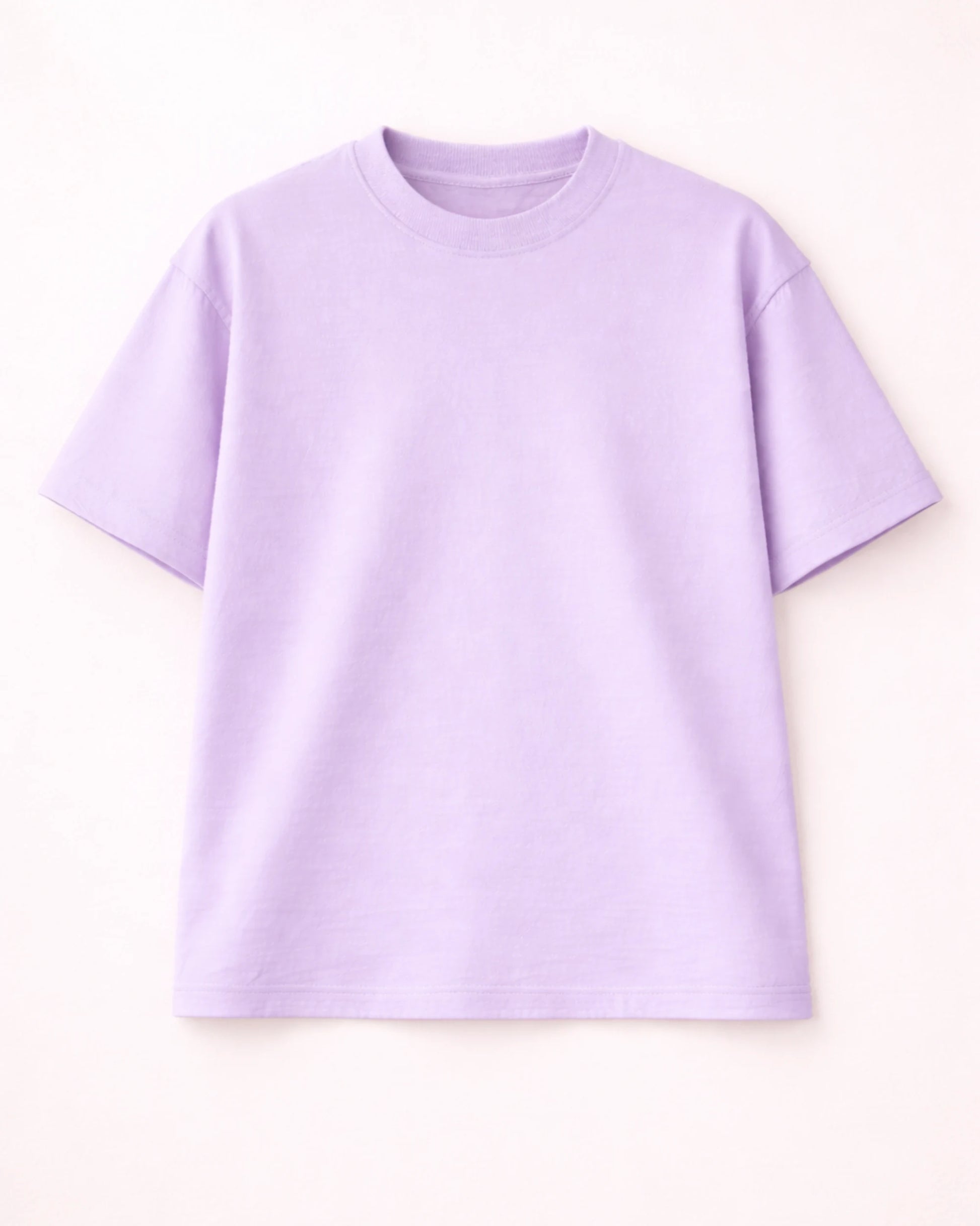 Lavender Solid Oversized T-Shirt India | Bee & Beaver