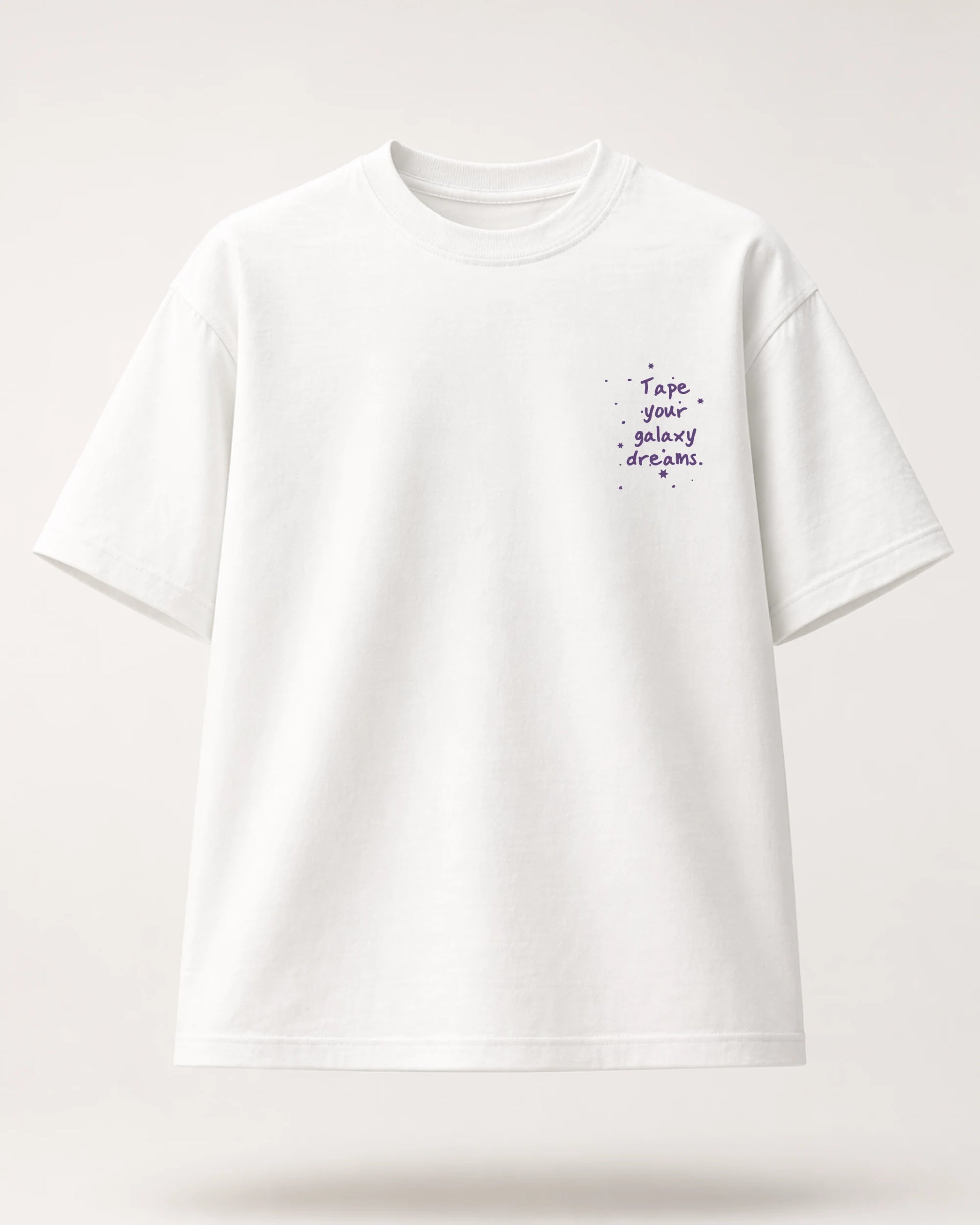 Galaxy Dreams — White Oversized T-Shirt | Bee & Beaver