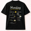 Monday Blues Black Oversized T-Shirt India | Bee & Beaver
