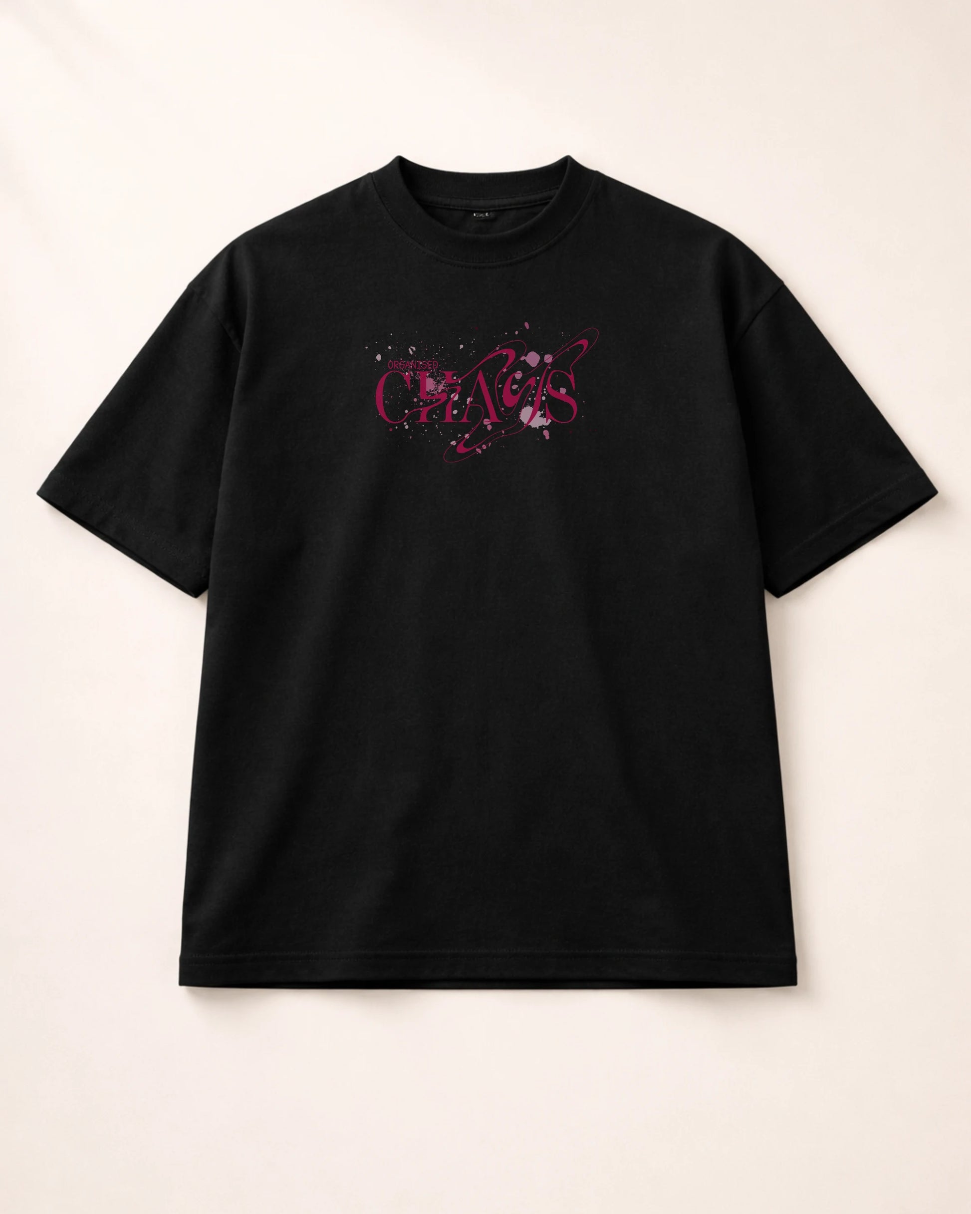 Organised Chaos Black Unisex T-Shirt | Bee & Beaver