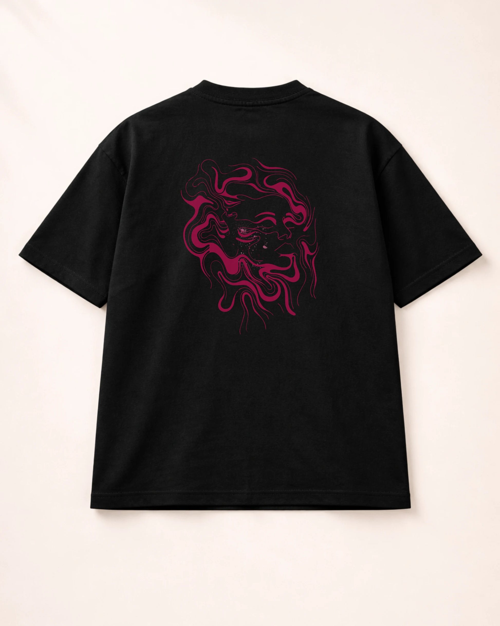 Organised Chaos Black Oversized T-Shirt India | Bee & Beaver